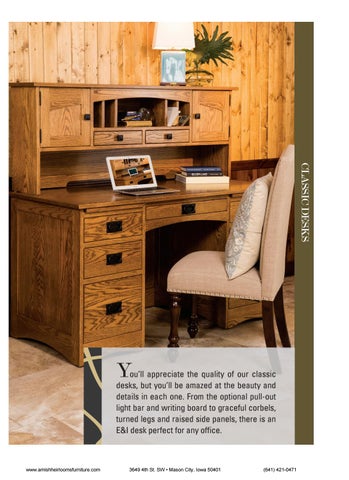 Amish Heirlooms Furniture E&I Woodworking 家具目录 2018 第 21 页