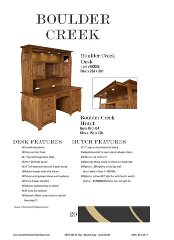 Amish Heirlooms Furniture E&I Woodworking 家具目录 2018 第 22 页