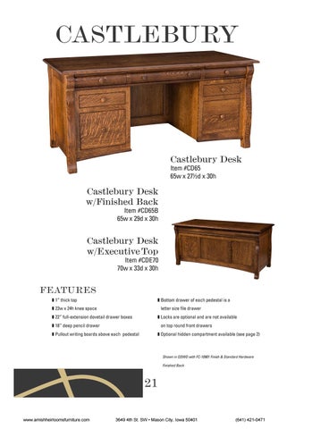 Amish Heirlooms Furniture E&I Woodworking 家具目录 2018 第 23 页