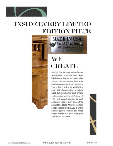 Amish Heirlooms Furniture E&I Woodworking 家具目录 2018 第 2 页
