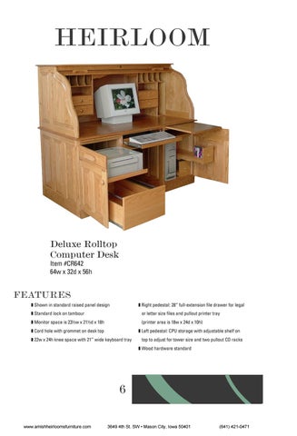 Amish Heirlooms Furniture E&I Woodworking 家具目录 2018 第 8 页