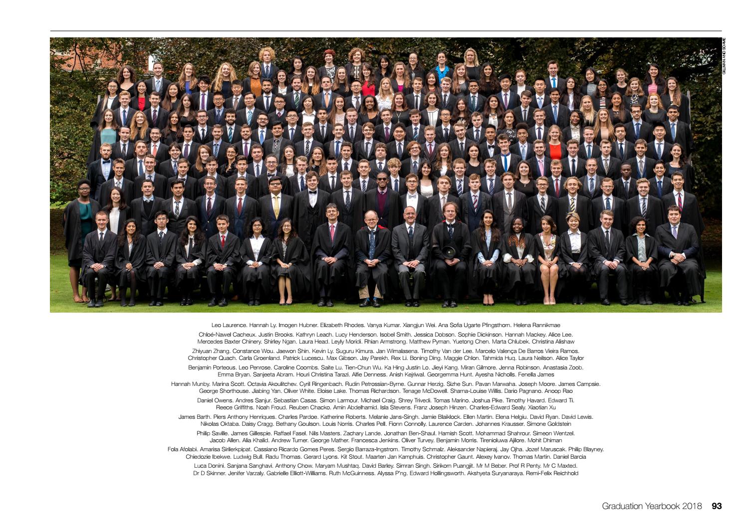 University of Cambridge Varsity Graduation Yearbook 2018 by Varsity