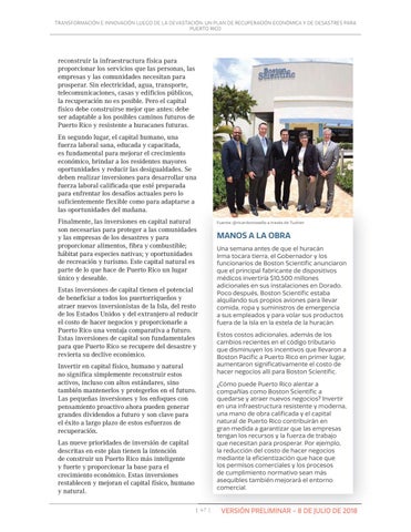 Un Plan de Recuperación Económica y de Desastres para Puerto Rico ...