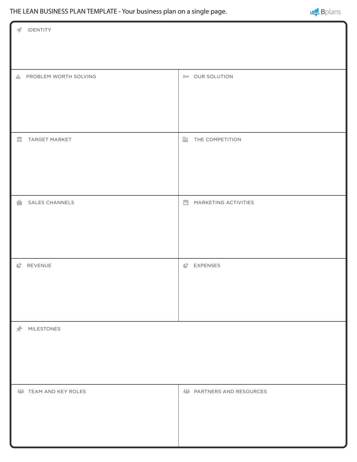 LEAN Business Plan Template by Montgomery Area Chamber of Commerce - Issuu