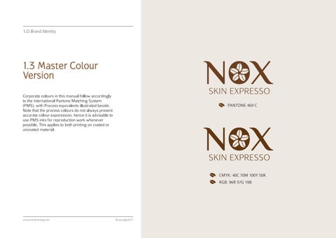 NOX Skin Expresso Brand 指南 第 5 页