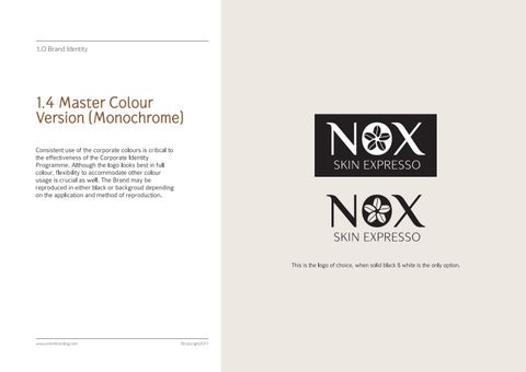NOX Skin Expresso Brand 指南 第 6 页