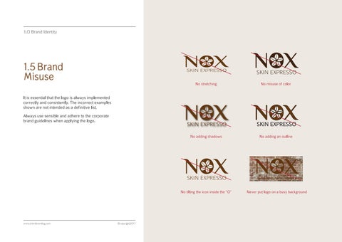 NOX Skin Expresso Brand 指南 第 7 页