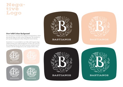 Bastianos Brand 指南 第 6 页