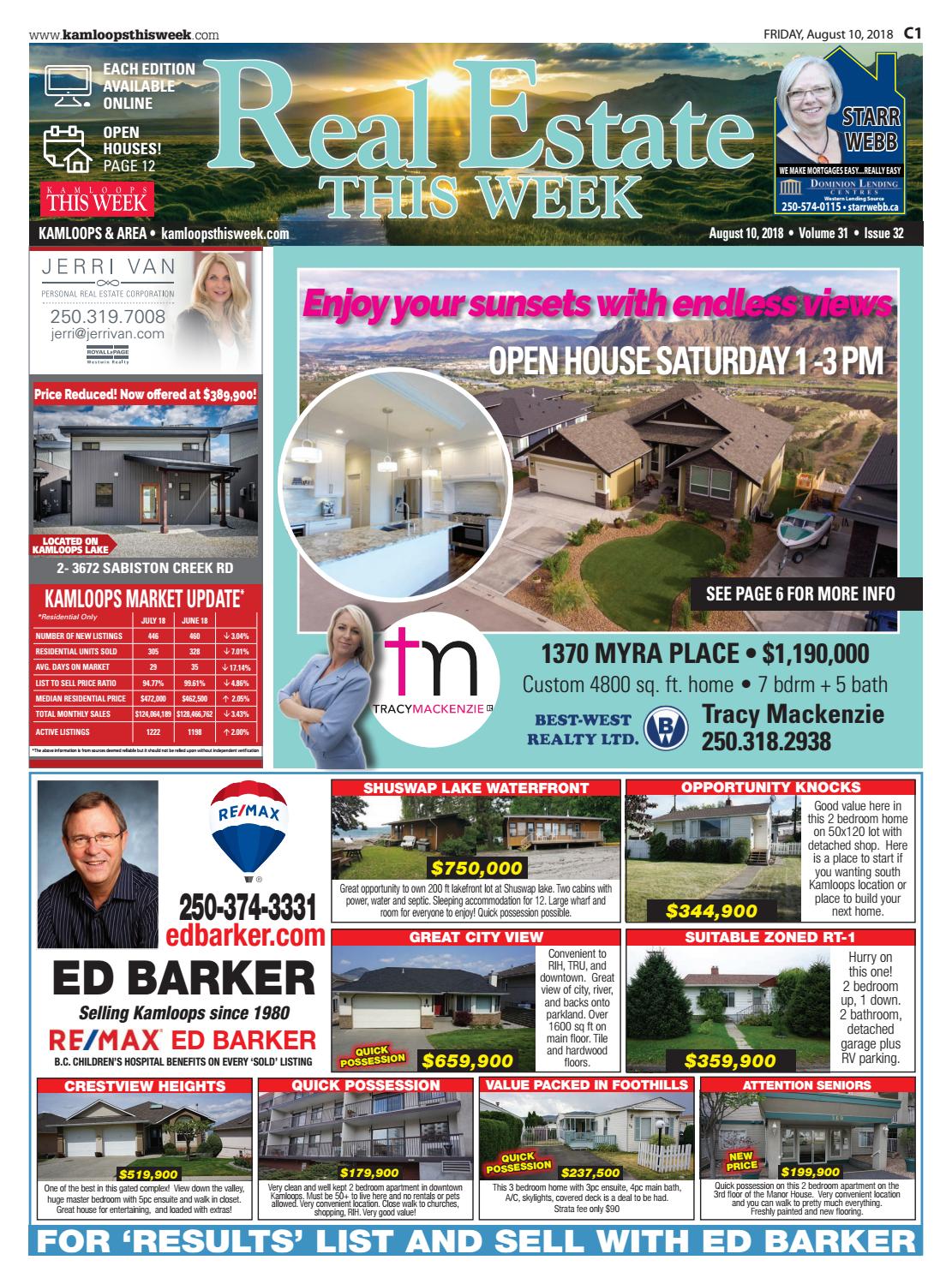 Kamloops Real Estate, August 10, 2018 by KamloopsThisWeek Issuu