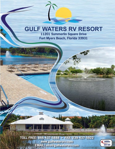 Gulf Waters Rv Resort By Ags Texas Advertising Issuu To N Fort Myers Punta Gorda