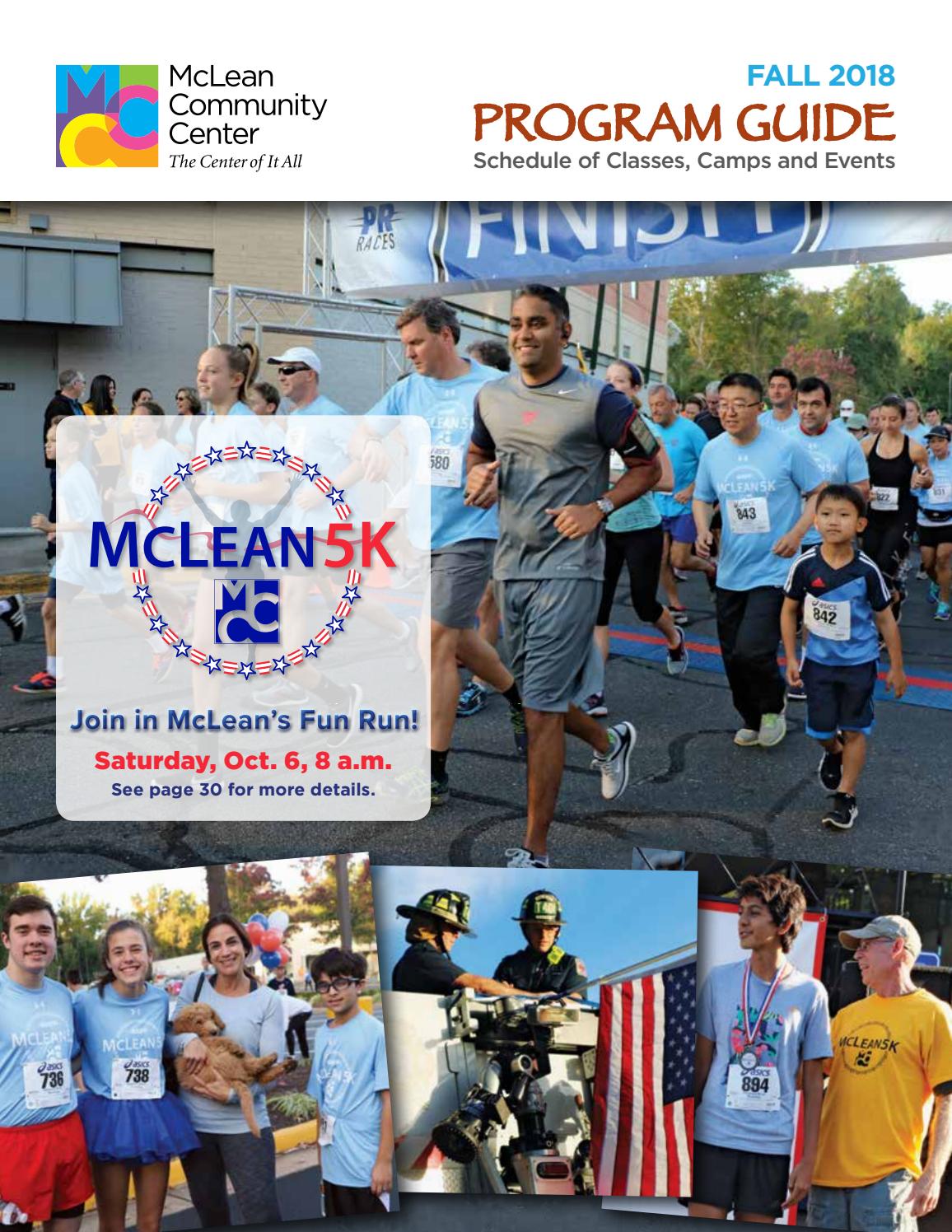 McLean Community Center's Fall 2018 Program Guide by McLean Community Center Issuu