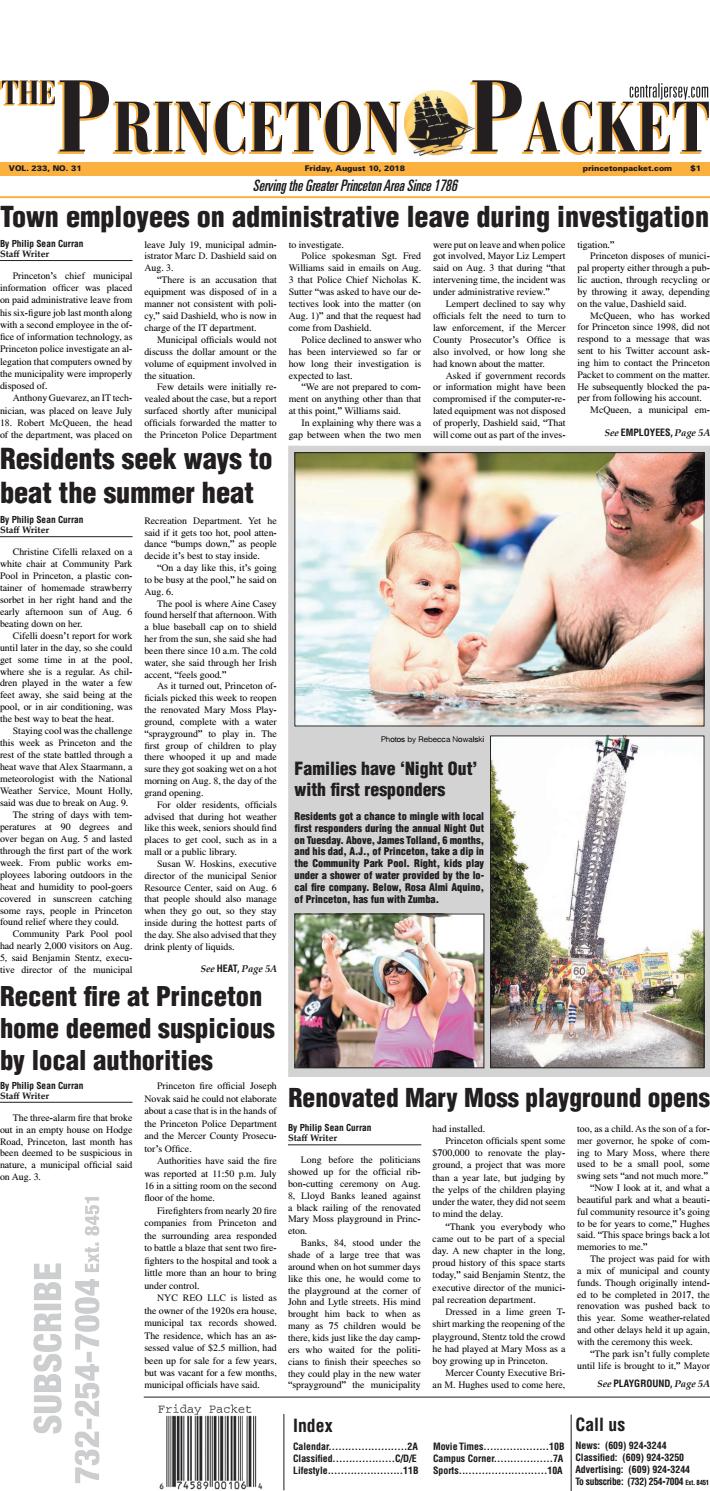 20180810 The Princeton Packet by NEWSPAPERS Issuu