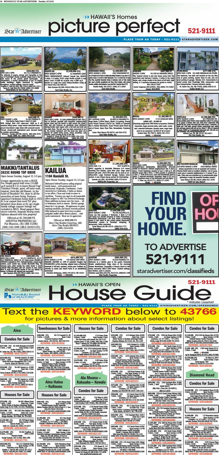 Open house guide 081218 by Oahu Publications, Inc Issuu