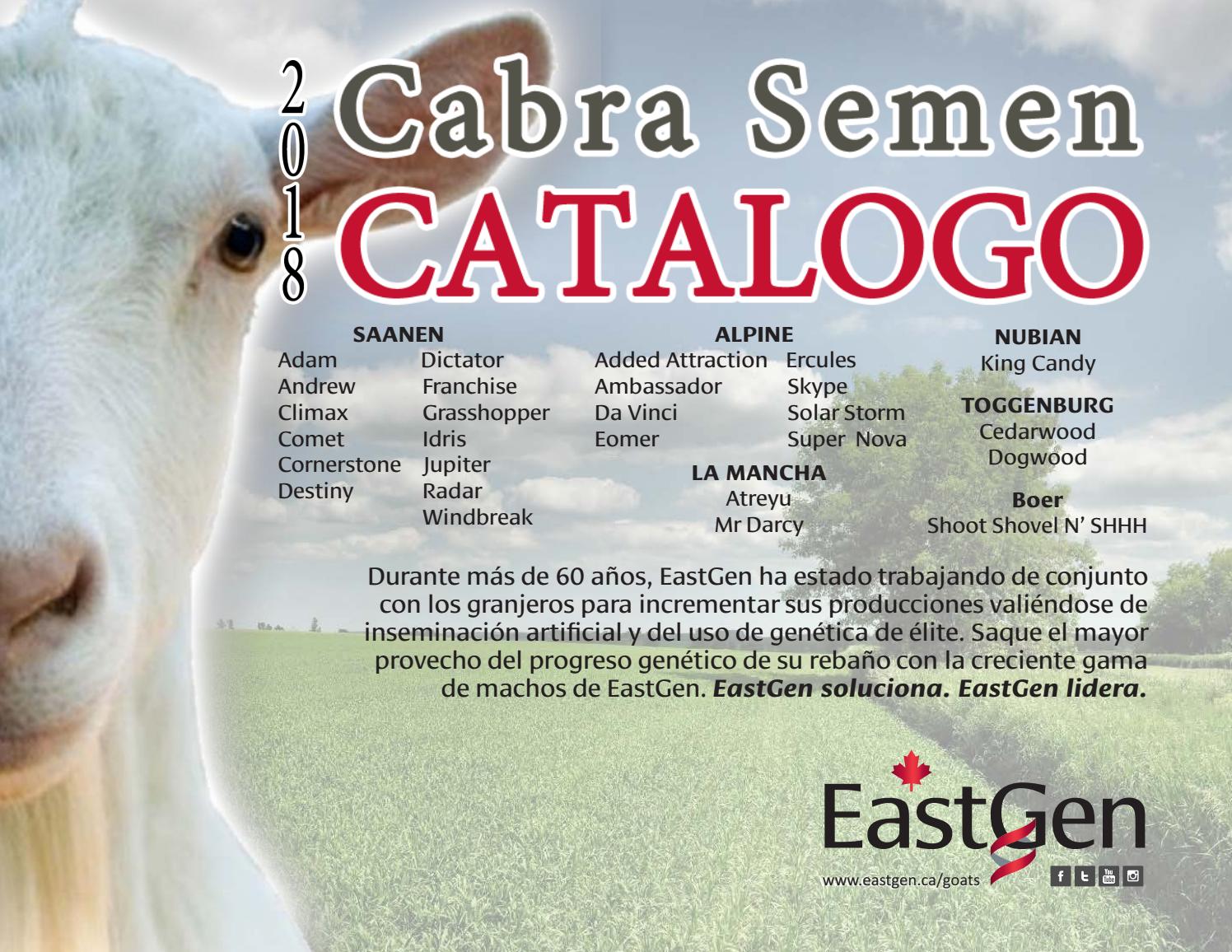 EastGen Goat Catalogue July 2018 (Spanish) by EastGen Issuu
