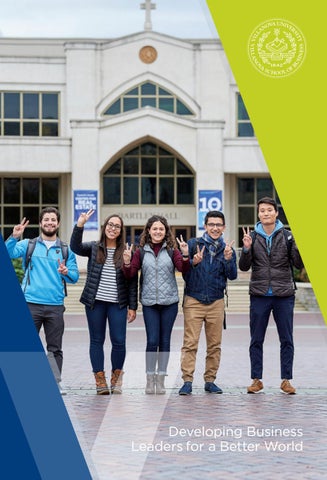 villanova school of business brochure 2018 by villanova school of villanova school of business
