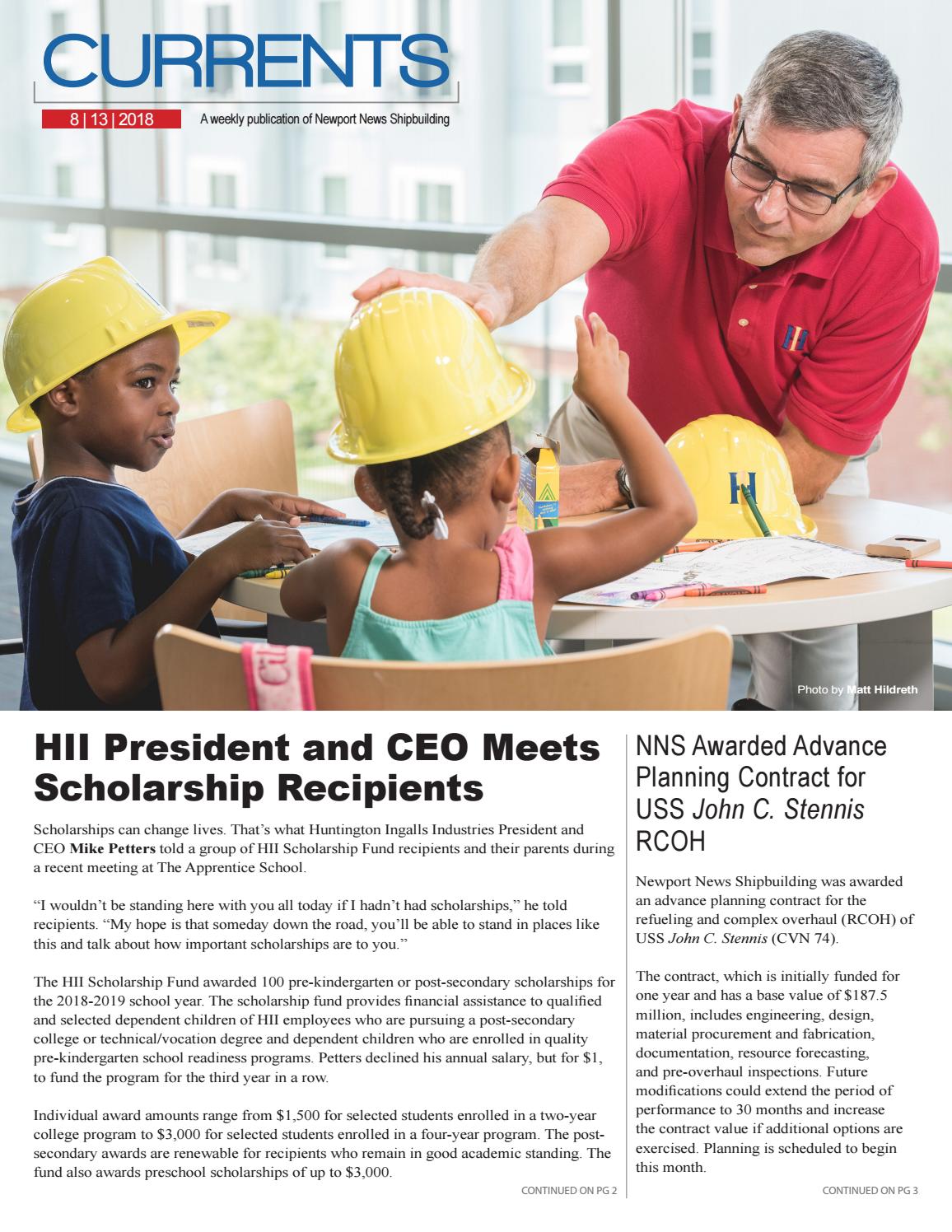 Aug. 13, 2018 by Newport News Shipbuilding - Issuu