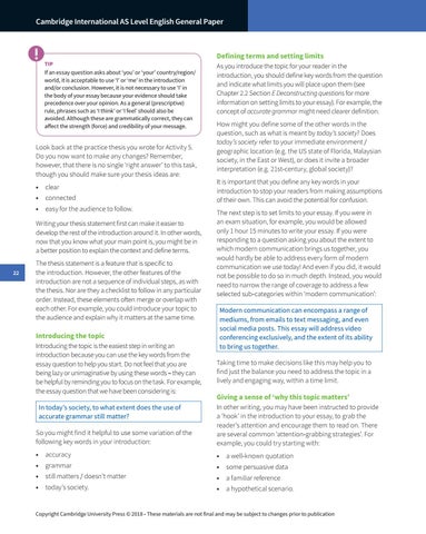 Cambridge International AS Level English General Paper Starter Pack by ...