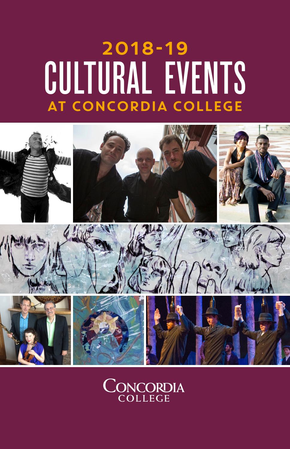Concordia College Cultural Events: 2018-19 by Concordia College - Issuu