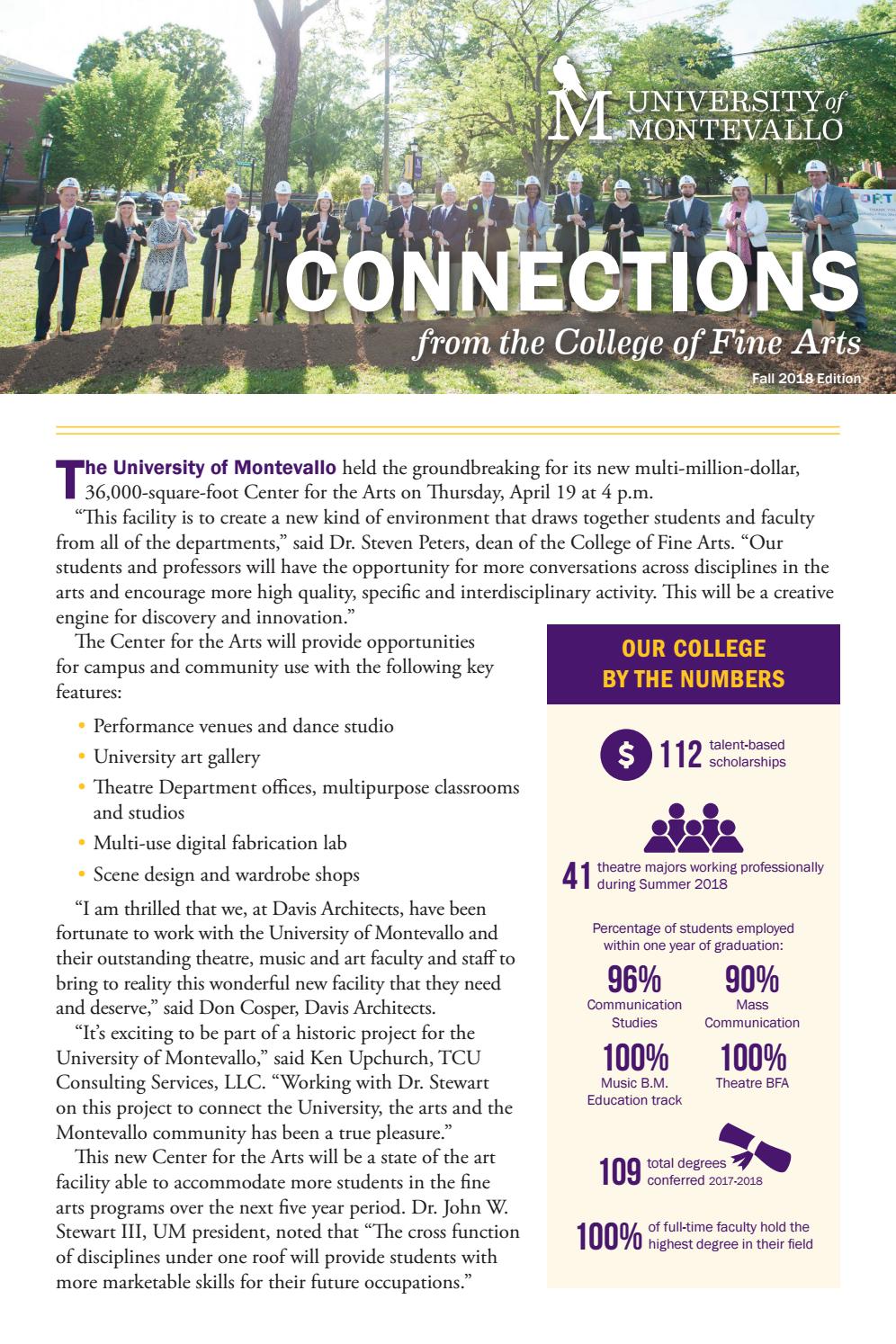 Fall 2018 Connections by University of Montevallo Issuu