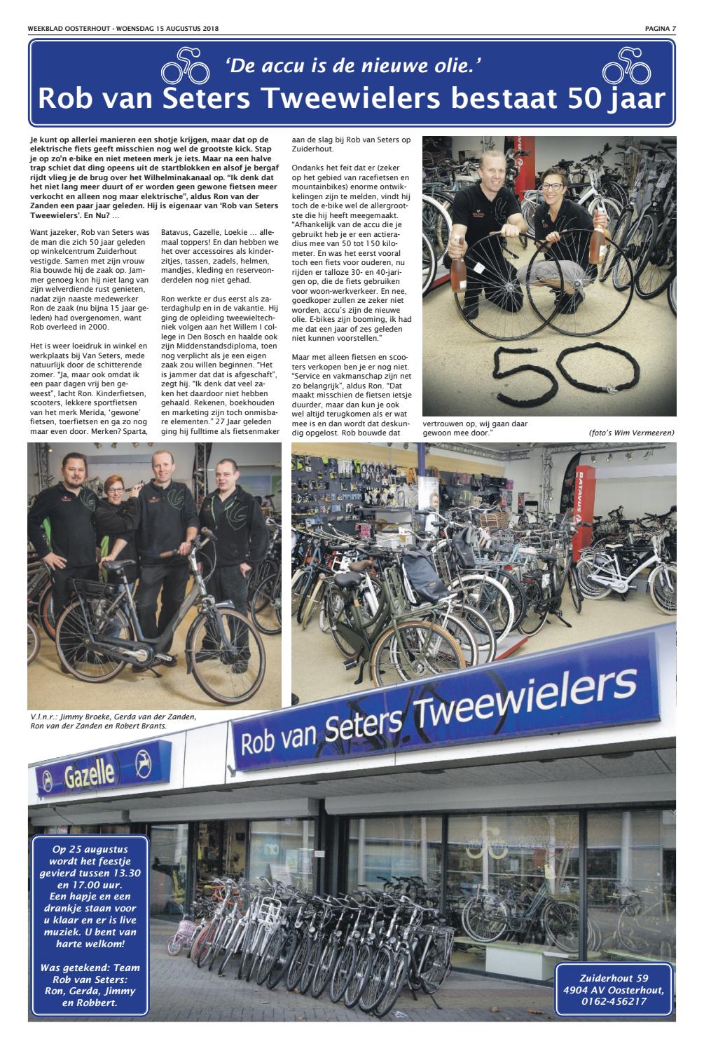 Weekblad Oosterhout 15-08-2018 by Uitgeverij Em de Jong - Issuu