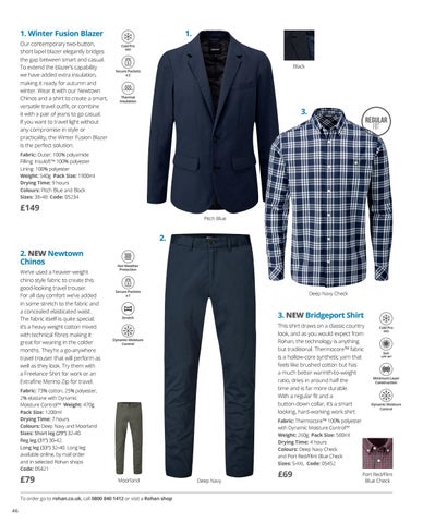 rohan winter fusion blazer