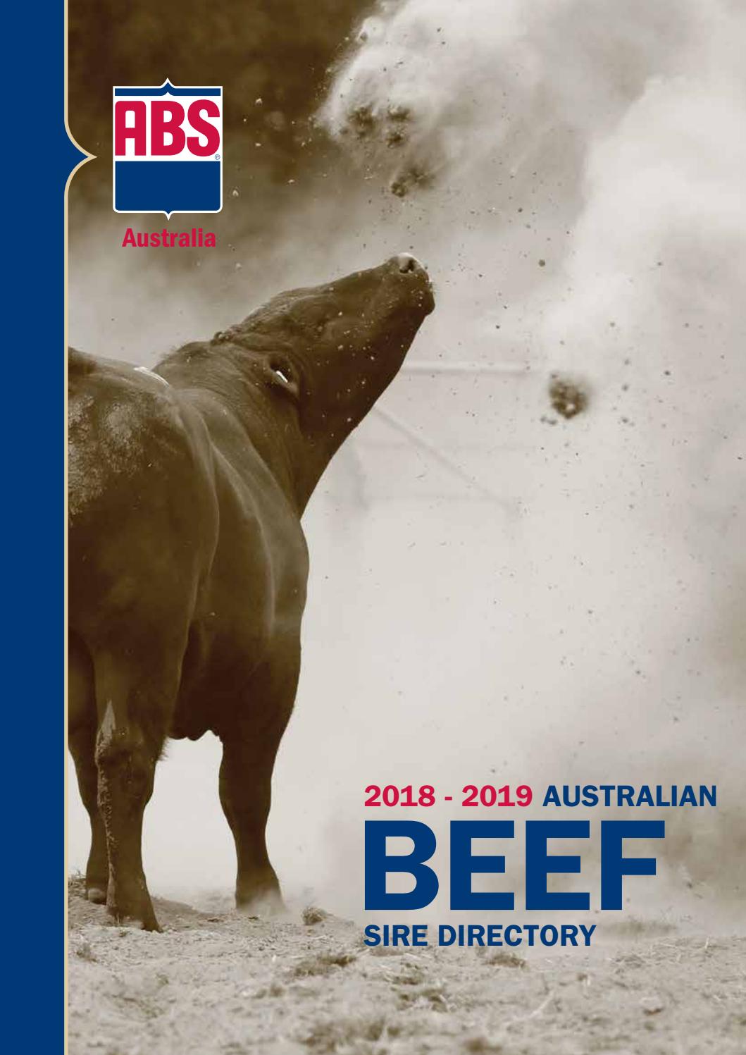 ABS Australia 201819 Beef Sire Directory by ABS Global, Inc. Issuu