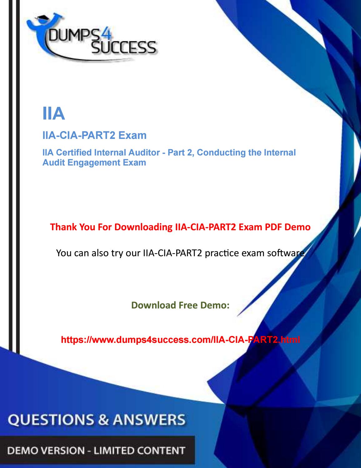 Updated IIA-CIA-Part2 Dumps Questions - IIA Audit Management IIA-CIA Sns-Brigh10