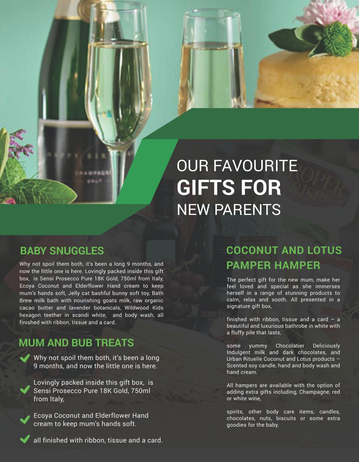 gift hampers for new parents