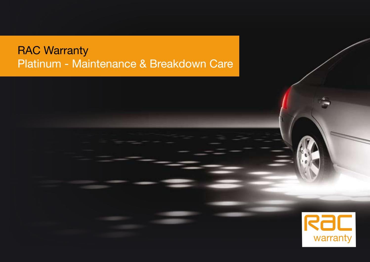 RAC Platinum Parts and Labour Warranty by McCarthyCars Issuu