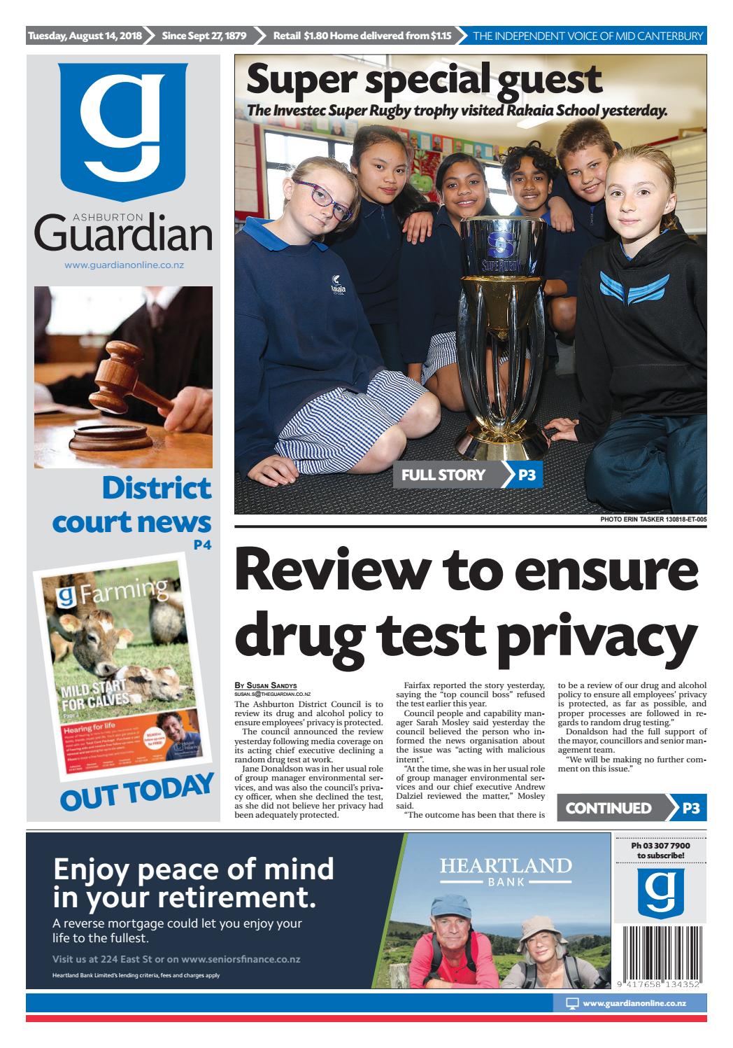 Ashburton Guardian Thursday March 5 2020 By Ashburton Guardian