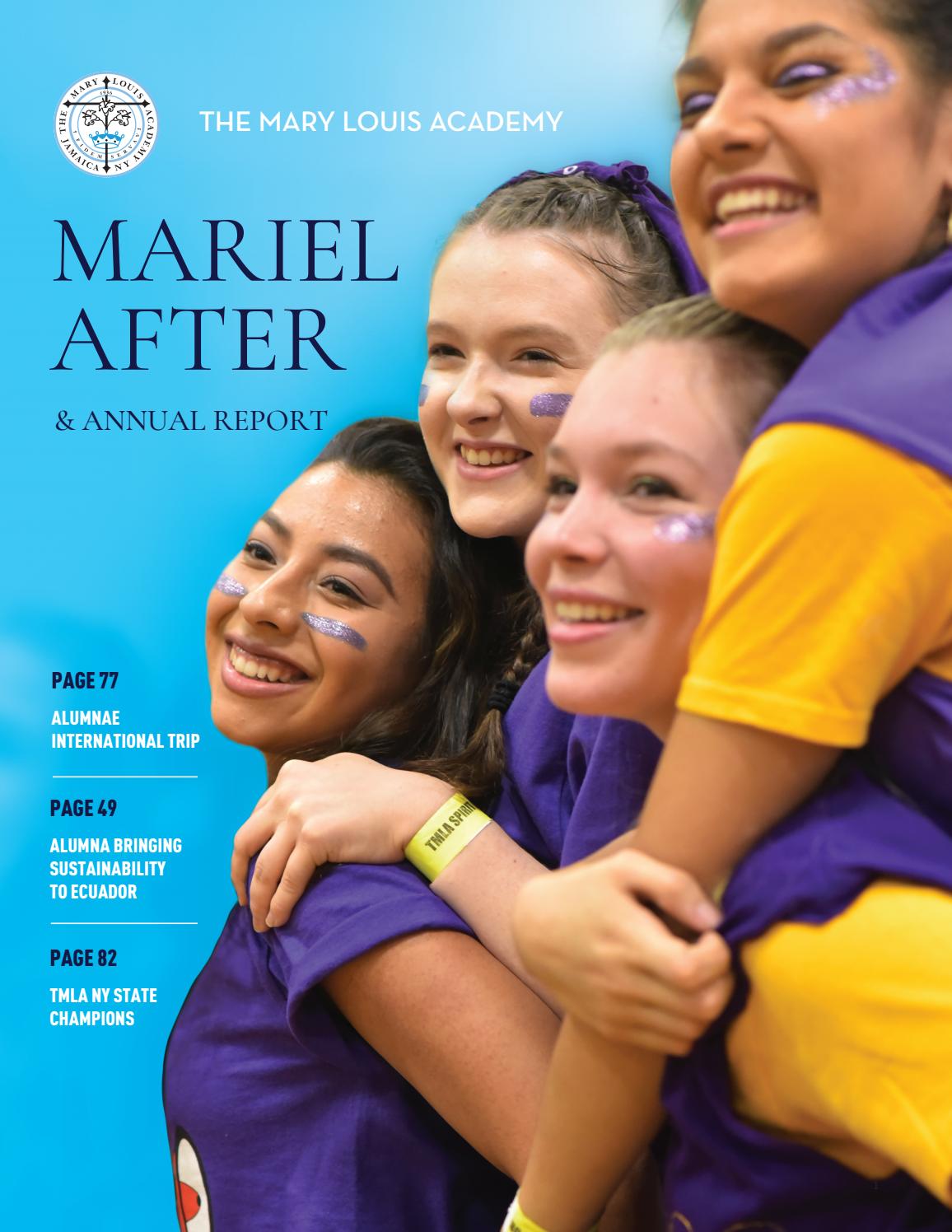 The Mary Louis Academy 2018 Mariel After Annual Report by The