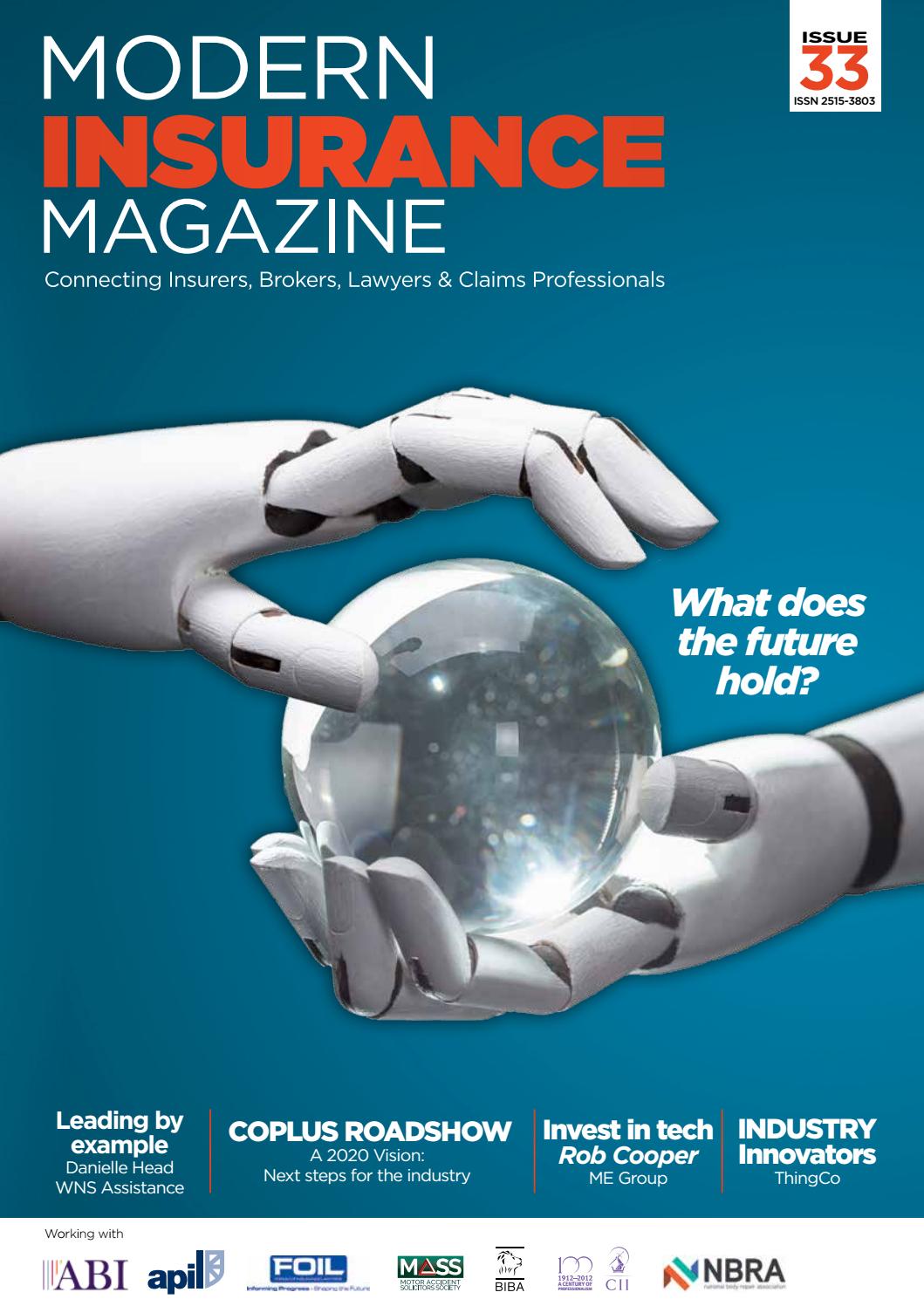 Modern Insurance Magazine Issue 33 by Charlton Grant Issuu