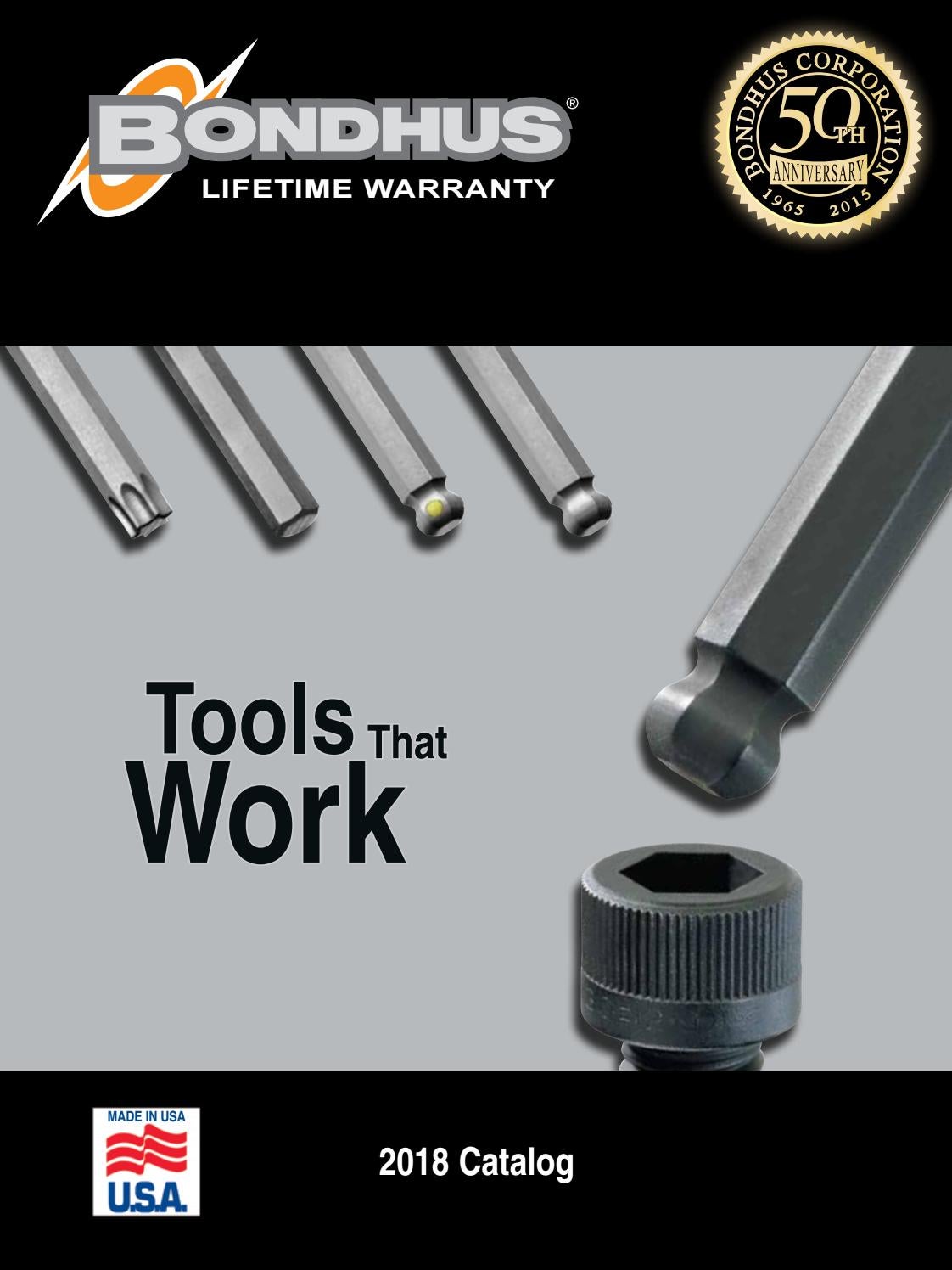 50 Piece Bondhus 26905 3//32/" Ball End Tip Hex Key L-Wrench BriteGuard Finish