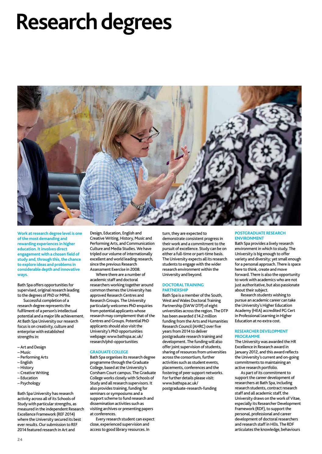 Postgraduate Prospectus 2018 By Bath Spa University Issuu - 