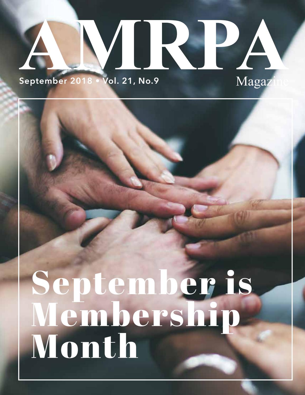AMRPA Magazine September 2018 by AMRPA Issuu