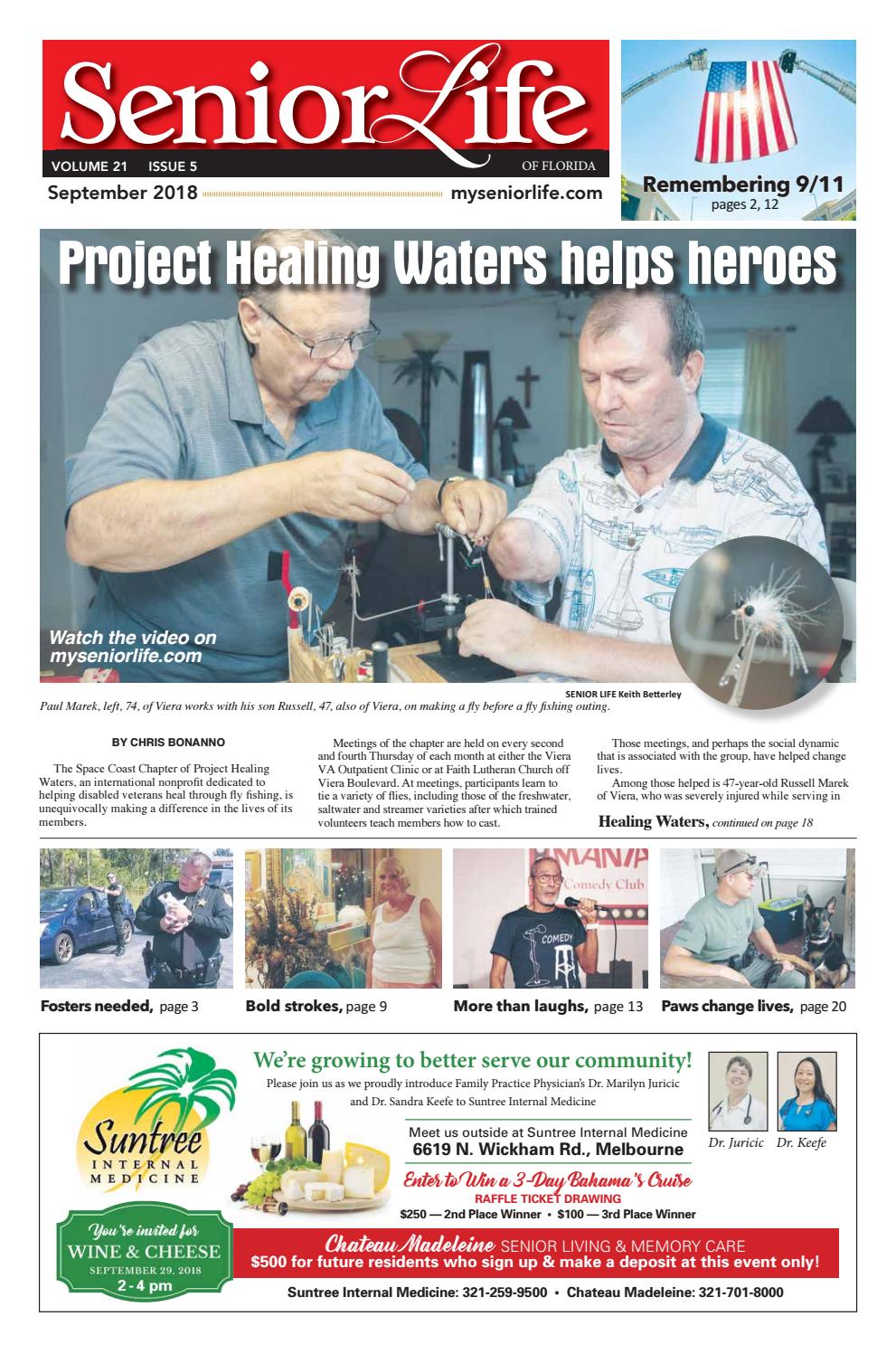 Senior Life of Florida, September 2018 issue, Brevard County Florida