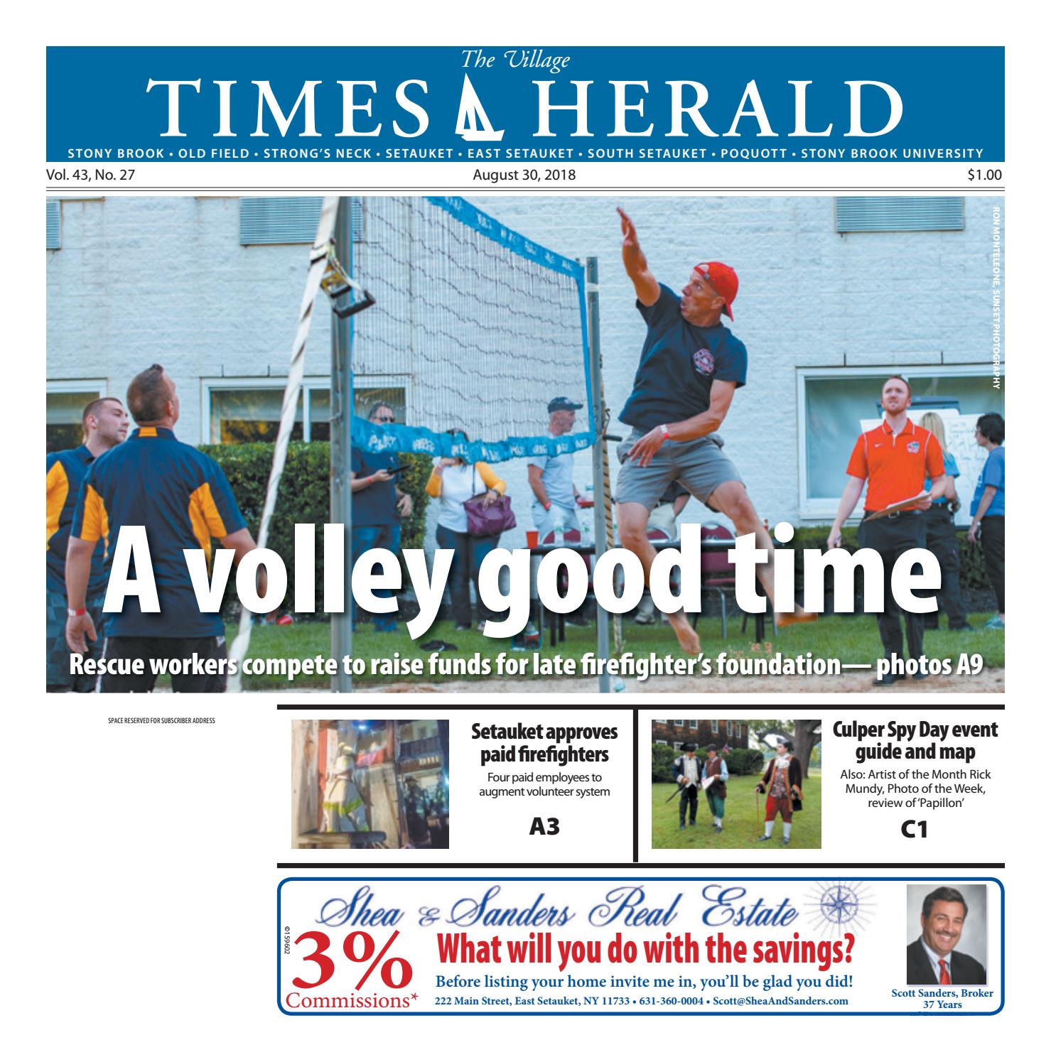 The Village Times Herald August 30, 2018 by TBR News Media Issuu