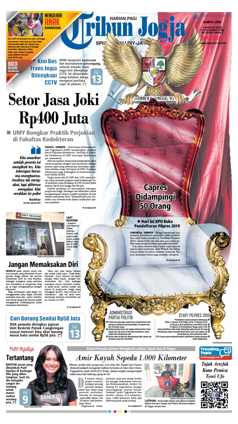 Tribun Jogja 04 08 2018 By Tribun Jogja Issuu Tribun Jogja 04 08 2018 By Tribun Jogja Issuu