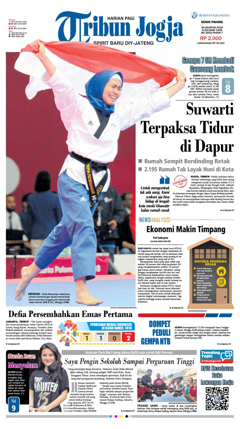 Tribun Jogja 20 08 2018 By Tribun Jogja Issuu<script async src=