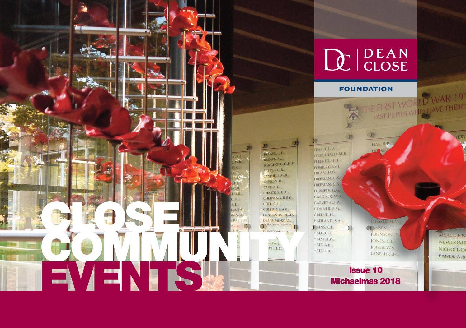 Close COmmunity Events - Michaelmas 2018 by Dean Close School - Issuu