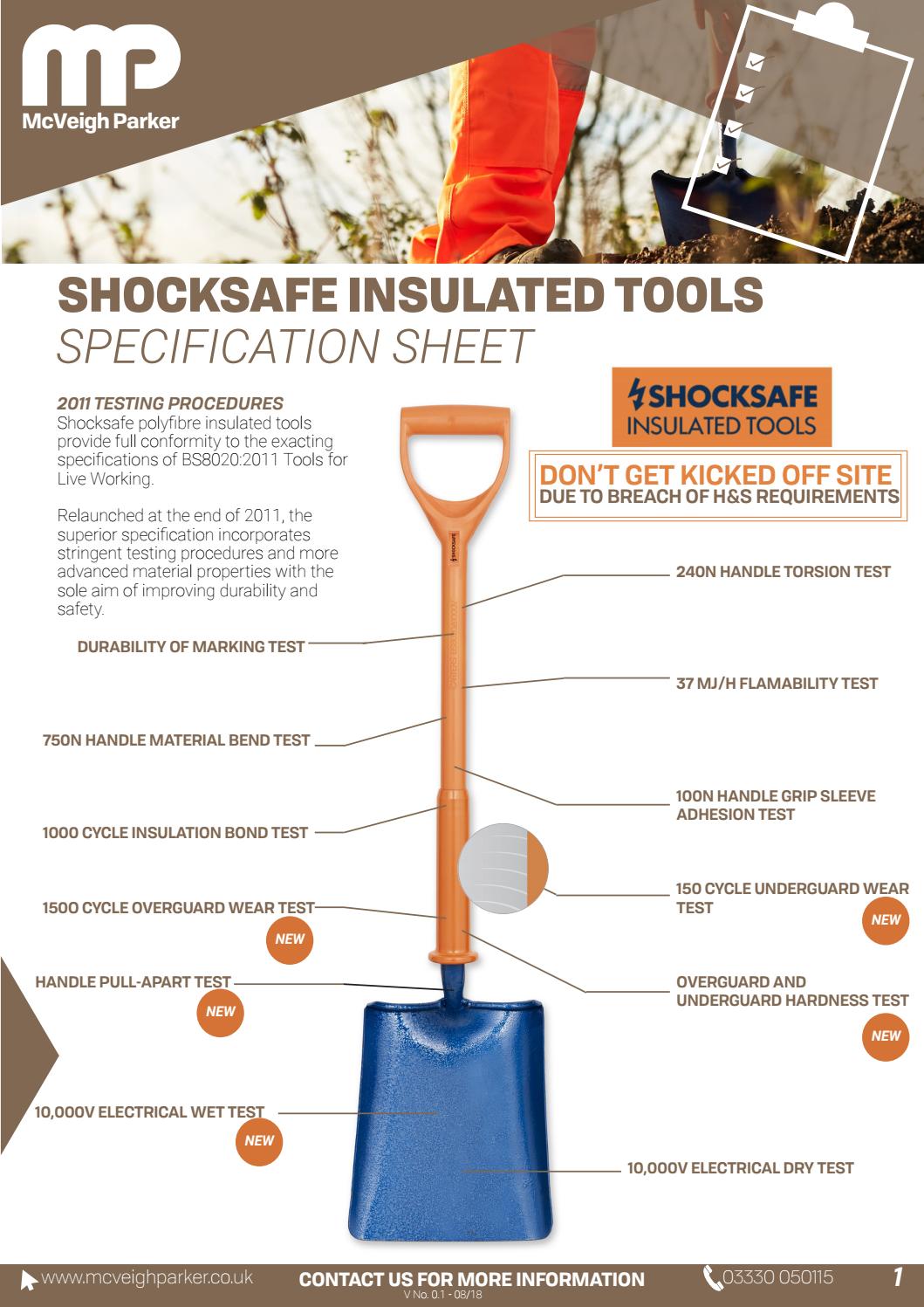 Shocksafe Insulated Tools by McVeigh Parker Farm & Fencing Suppliers