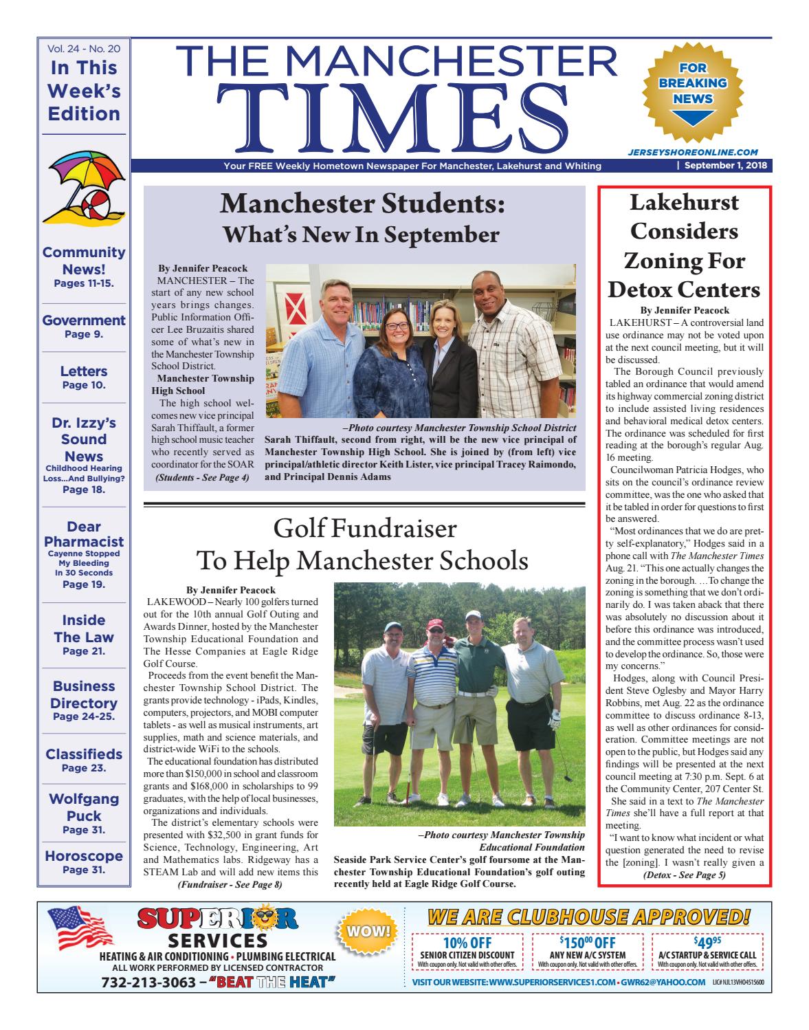 2018 09 01 The Manchester Times By Micromedia Publications