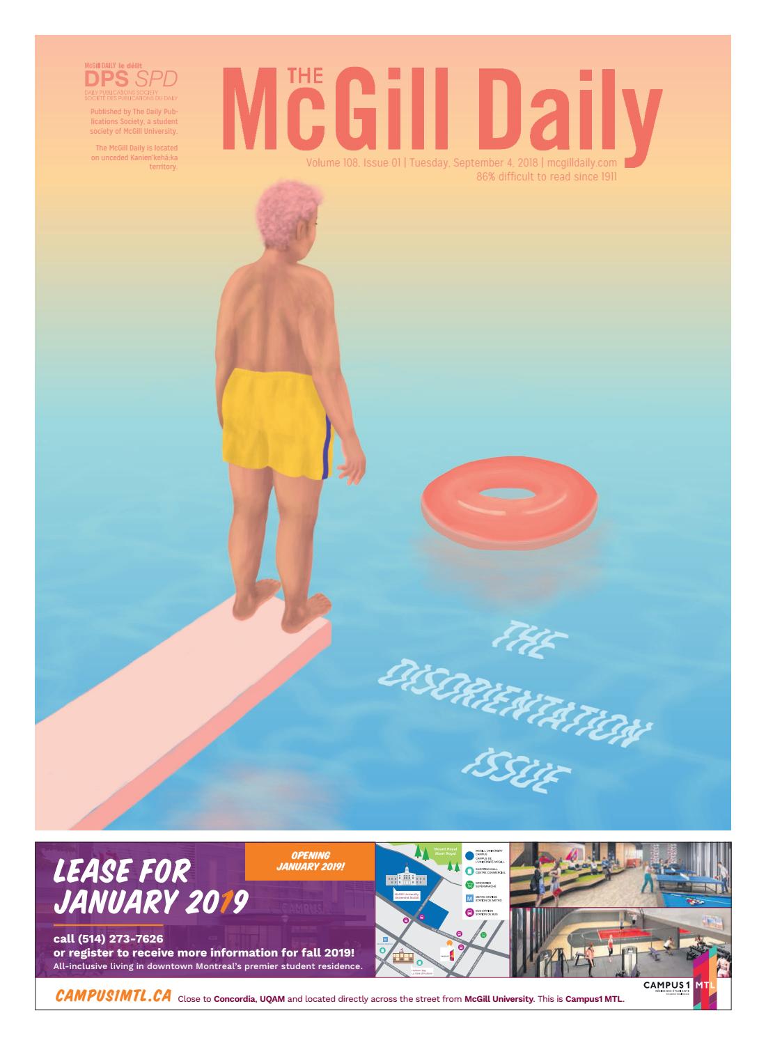 The Mcgill Daily Vol 108 Issue 1 By Mcgill Daily Issuu