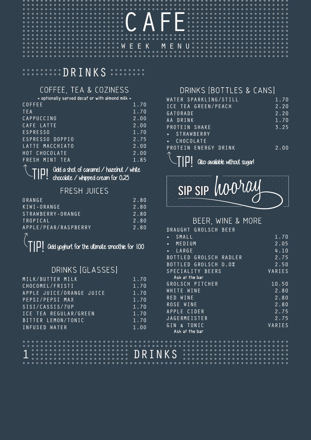 Menu Sport & Culture Cafe by TU Delft Issuu