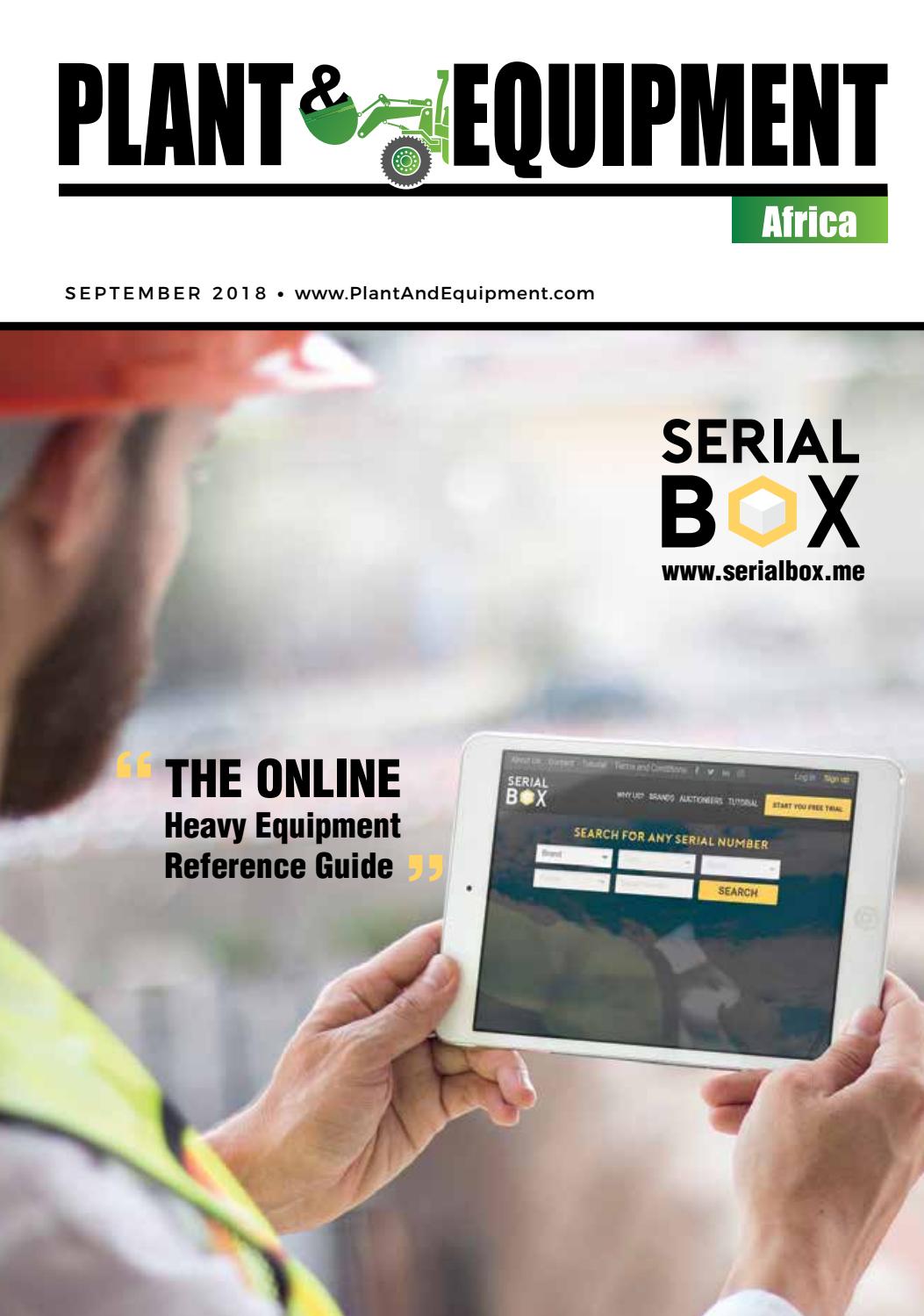 Plant & Equipment | Africa | September 2018 Edition by Plant And Equipment  - issuu