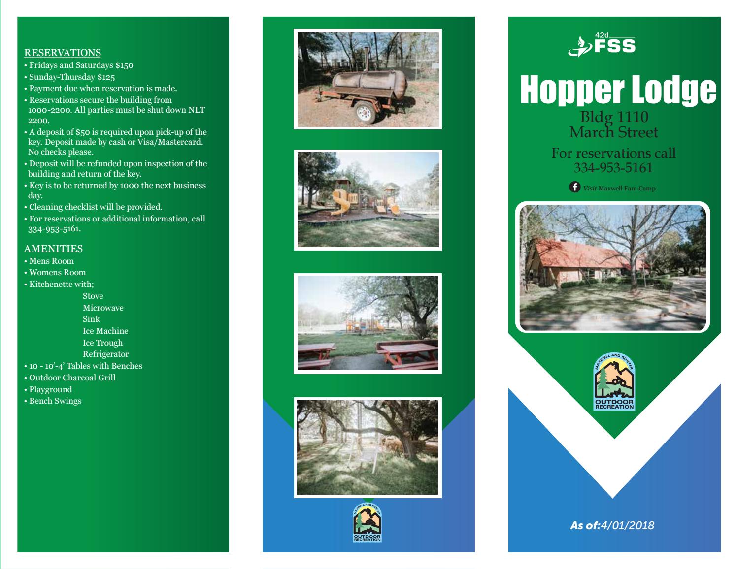 Hopper Lodge Brochure by Life at the Max Issuu