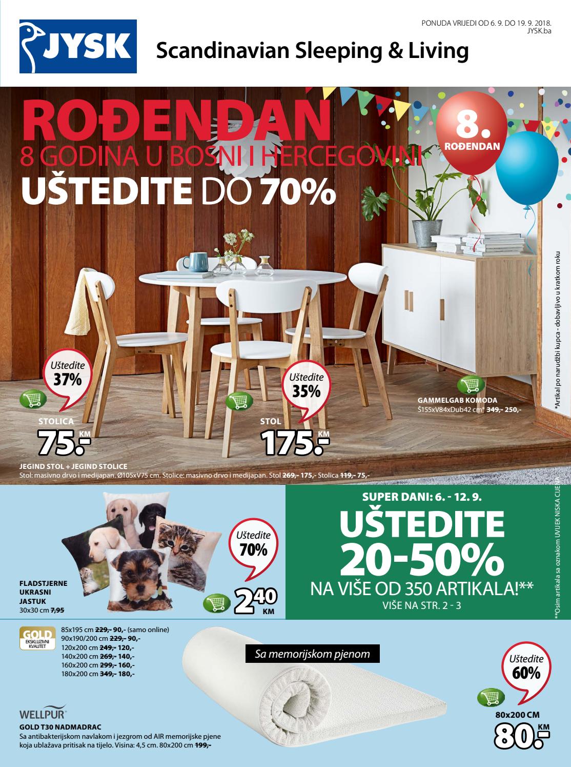 JYSK BiH katalog od 06.19.09.2018. by Catalog.hr Issuu