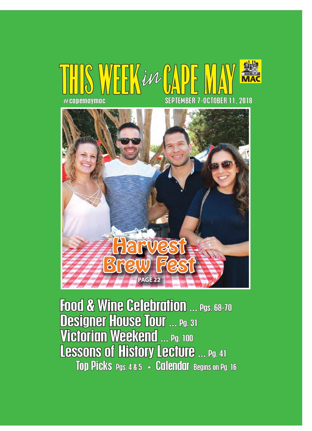 Holiday Food & Gift Festival: Thurs Oct 19th - Sun Oct 22nd, 2020, October 22 THIS WEEK IN CAPE MAY SEPT. 7 OCT. 11, 2018 by This Week in Cape Holiday Food & Gift Festival: Thurs Oct 19th - Sun Oct 22nd, 2020, October 22 THIS WEEK IN CAPE MAY SEPT. 7 OCT. 11, 2018 by This Week in Cape