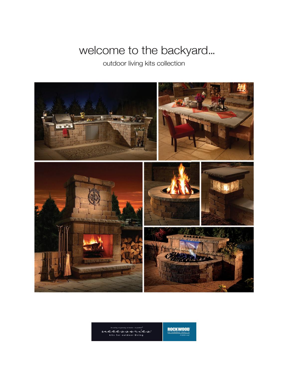 Necessories Outdoor Living Kits Catalog By Hardscapes Resource Library 