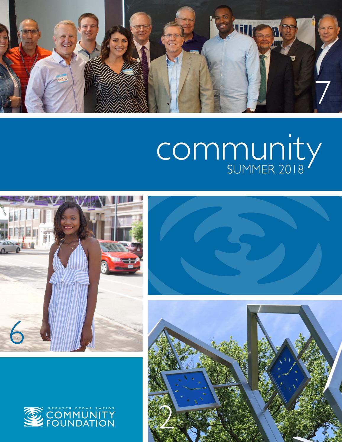 Community Newsletter Summer 2018 by Greater Cedar Rapids Community ...